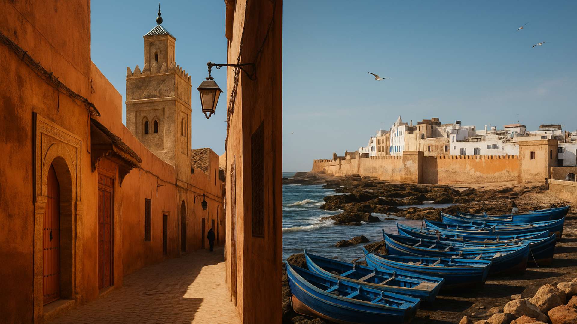 Marrakech ou Essaouira ? Le guide comparatif ultime pour choisir votre destination au Maroc